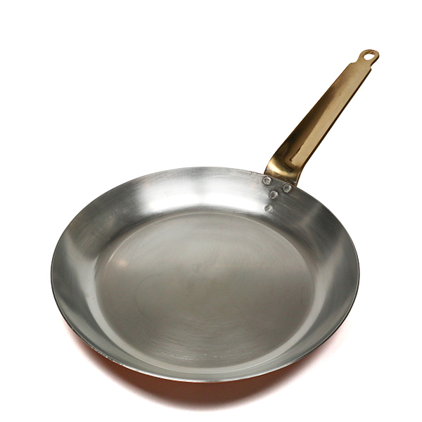 【丸新銅器】銅製平底鍋-30cm