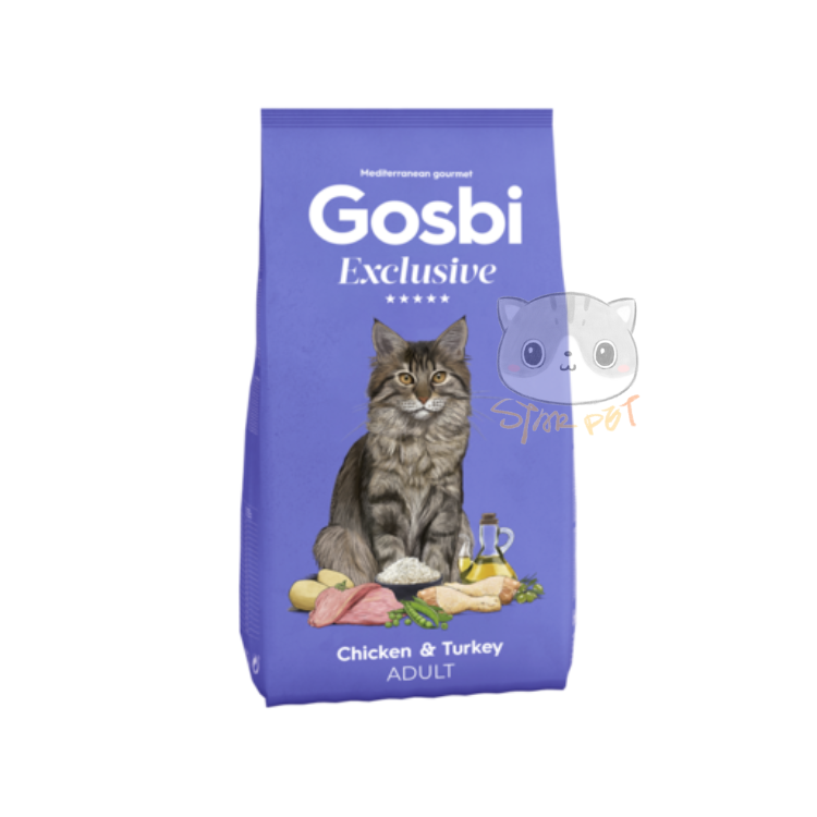 Gosbi Exclusive - Cat chicken & turkey adult 6kg