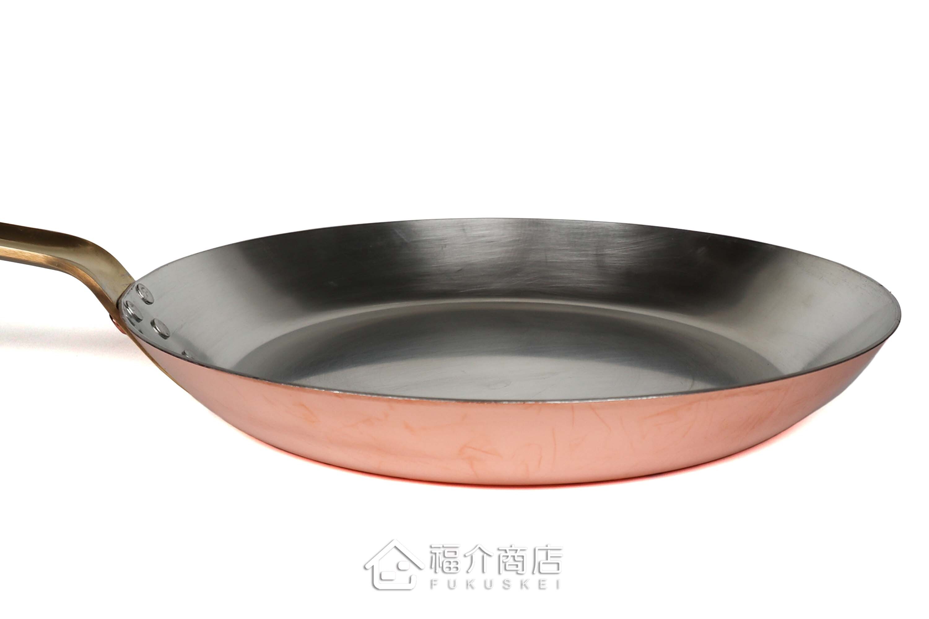煮菜用的30cm銅製平底鍋