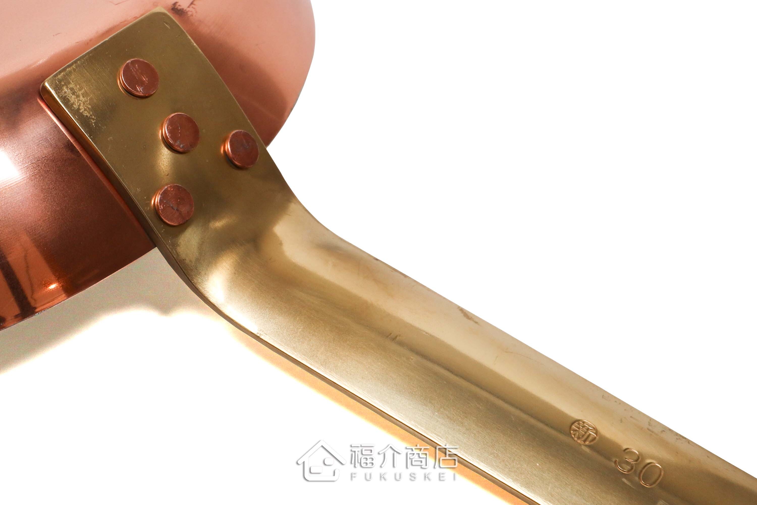 煮菜用的30cm銅製平底鍋