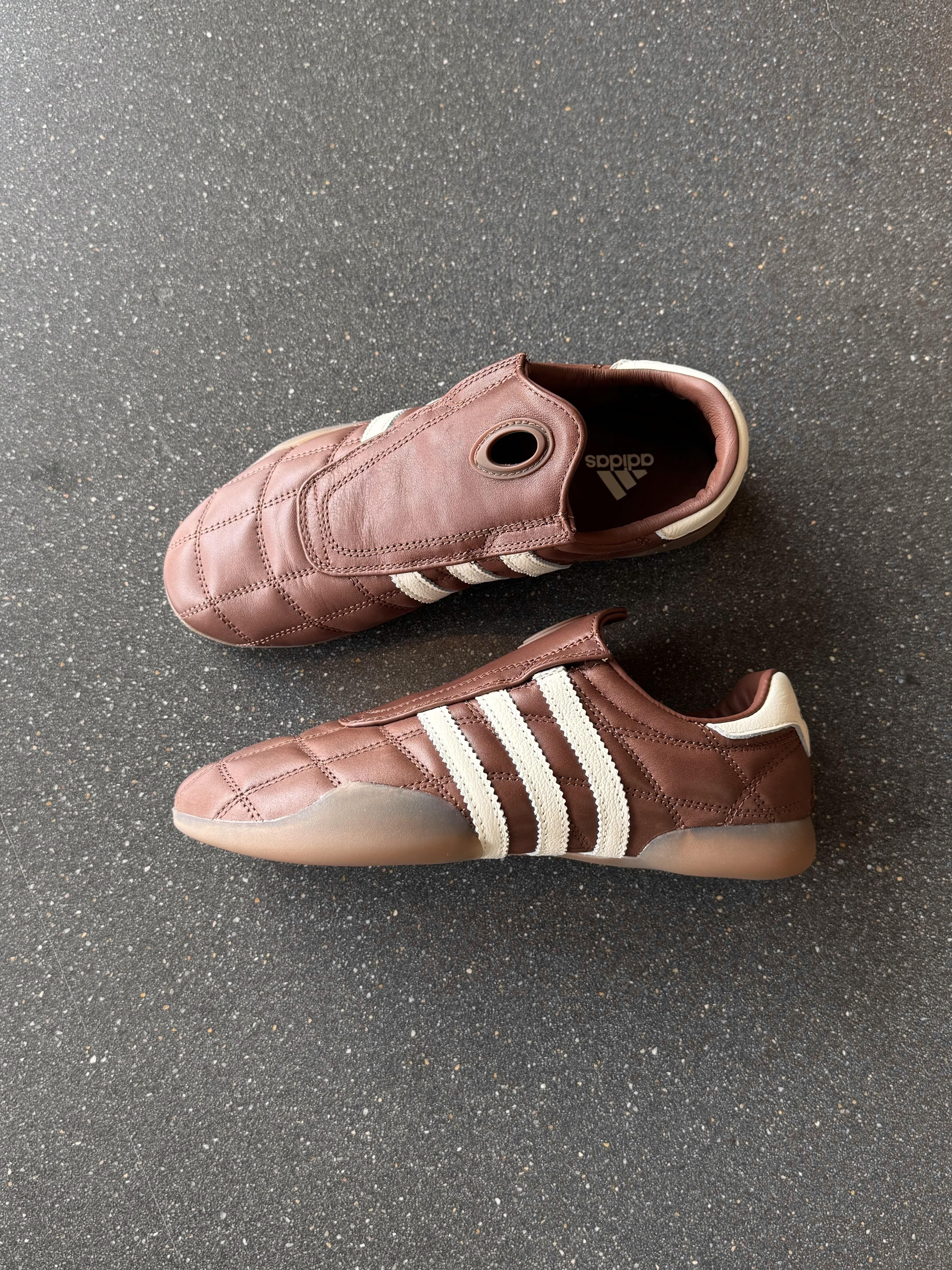 Adidas Takewondo Mei 咖啡色 焦糖底 跆拳道鞋 懶人鞋 薄底鞋 JR6017/預購
