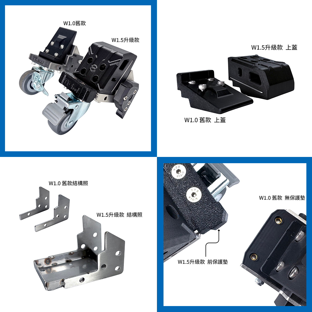 ＊中崙五金【附發票】升級版 美沃奇 48-22-8426 / 8427 專用 萬向輔助輪(煞車輪) 高彈性 可360度