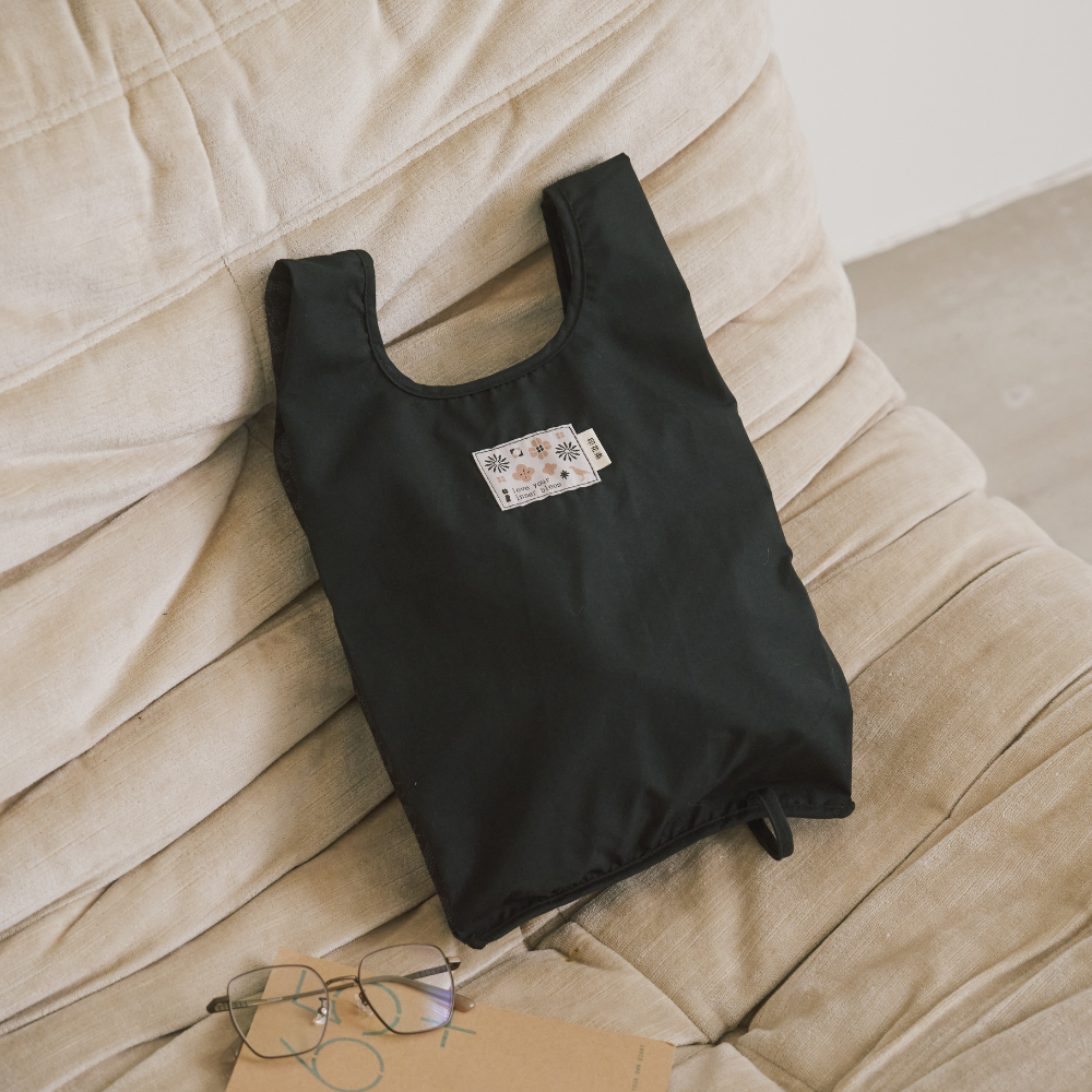 "H" Easy Bag/Old Ceramic Tile No.10/Green Bathhouse