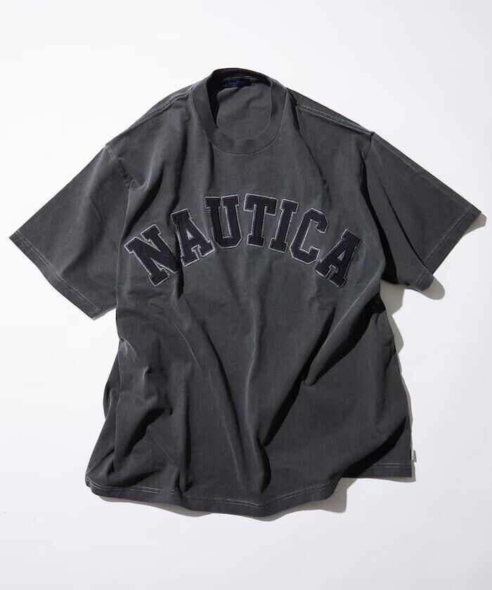 【代購】Nautica JP Pigment Dyed Arch Logo S/S Tee 水洗Logo短袖 4色