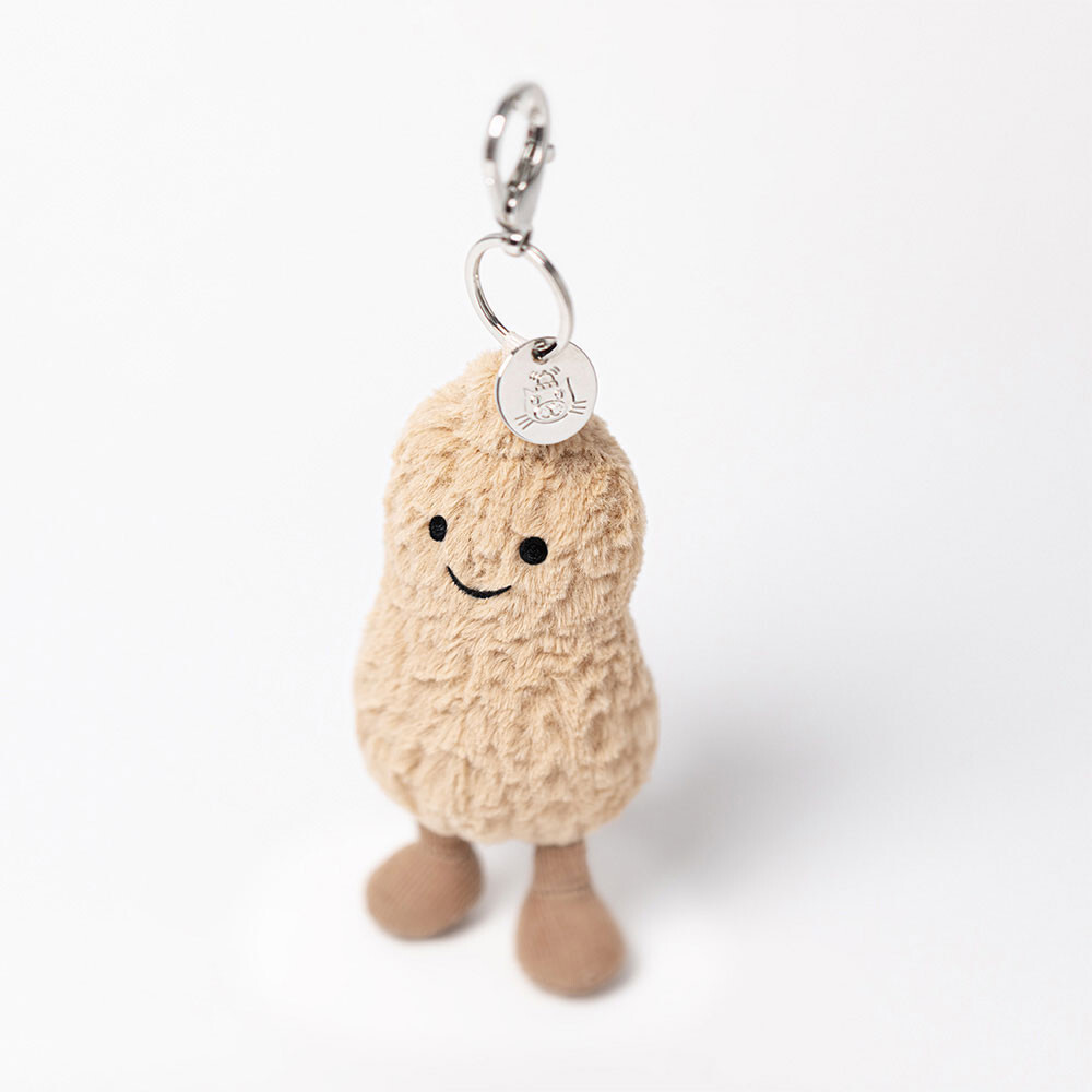 Jellycat Amuseable Peanut Bag Charm 趣味花生吊飾/鑰匙圈