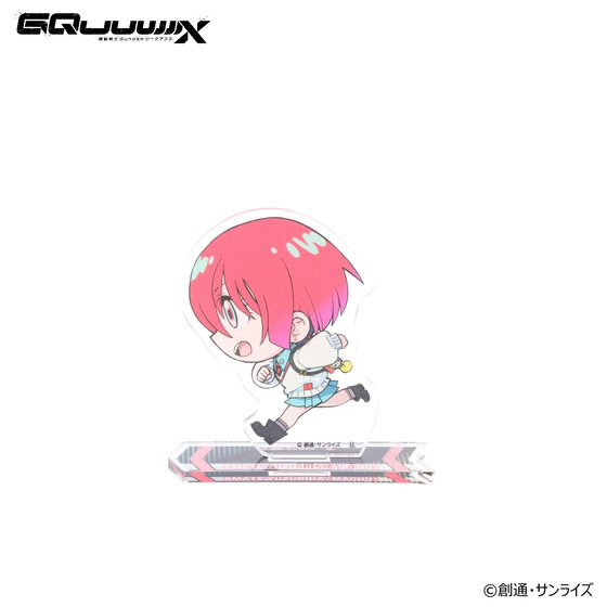 242251 Pbandai 預訂 2026/2月 機動戦士Gundam GQuuuuuuX 走るデフォルメシリーズ アクリルスタンド（全6種）