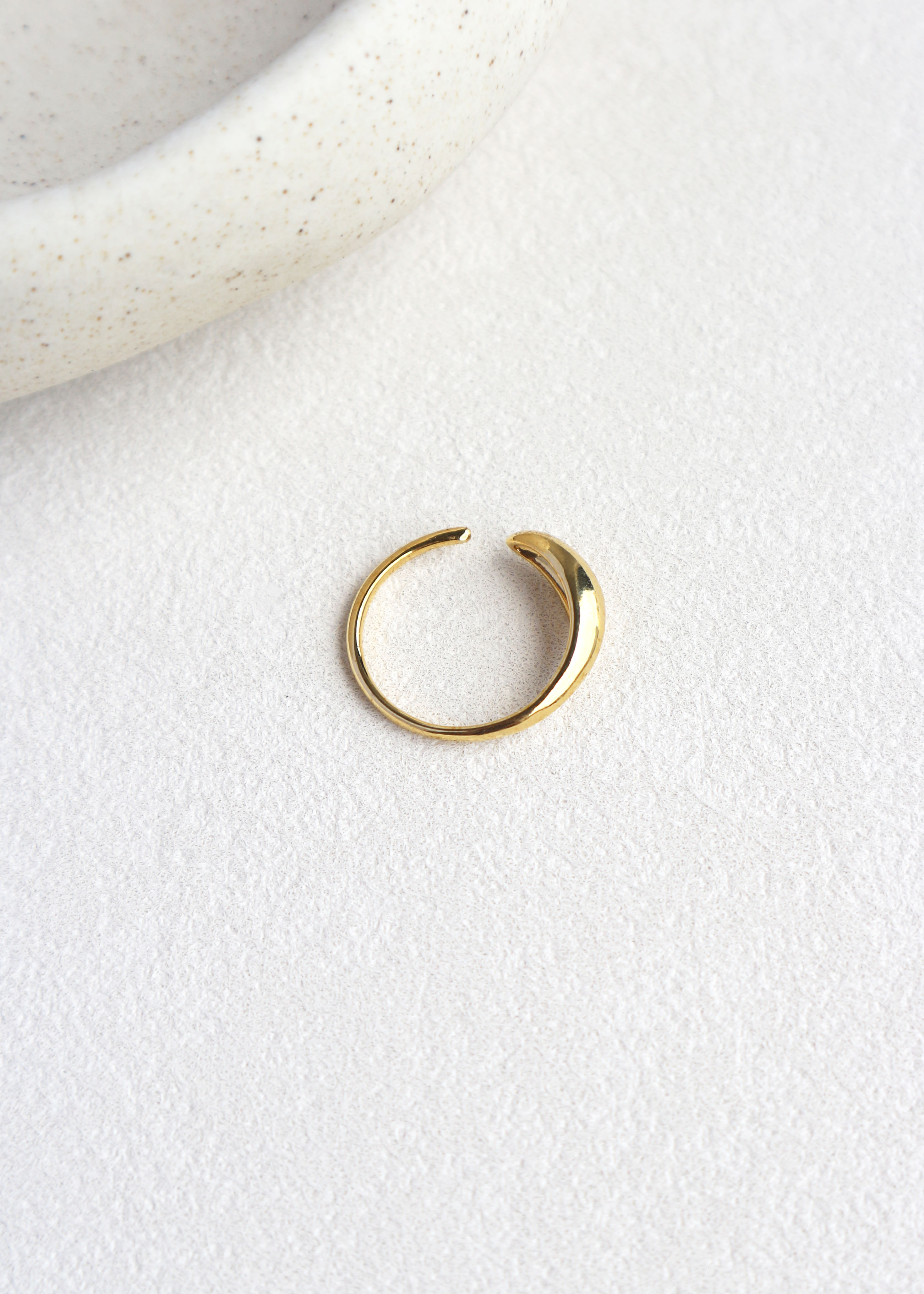 Reya 開口戒指-金