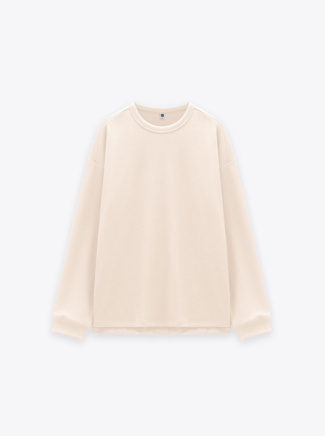 【期間限定】肌理感包領長TEE