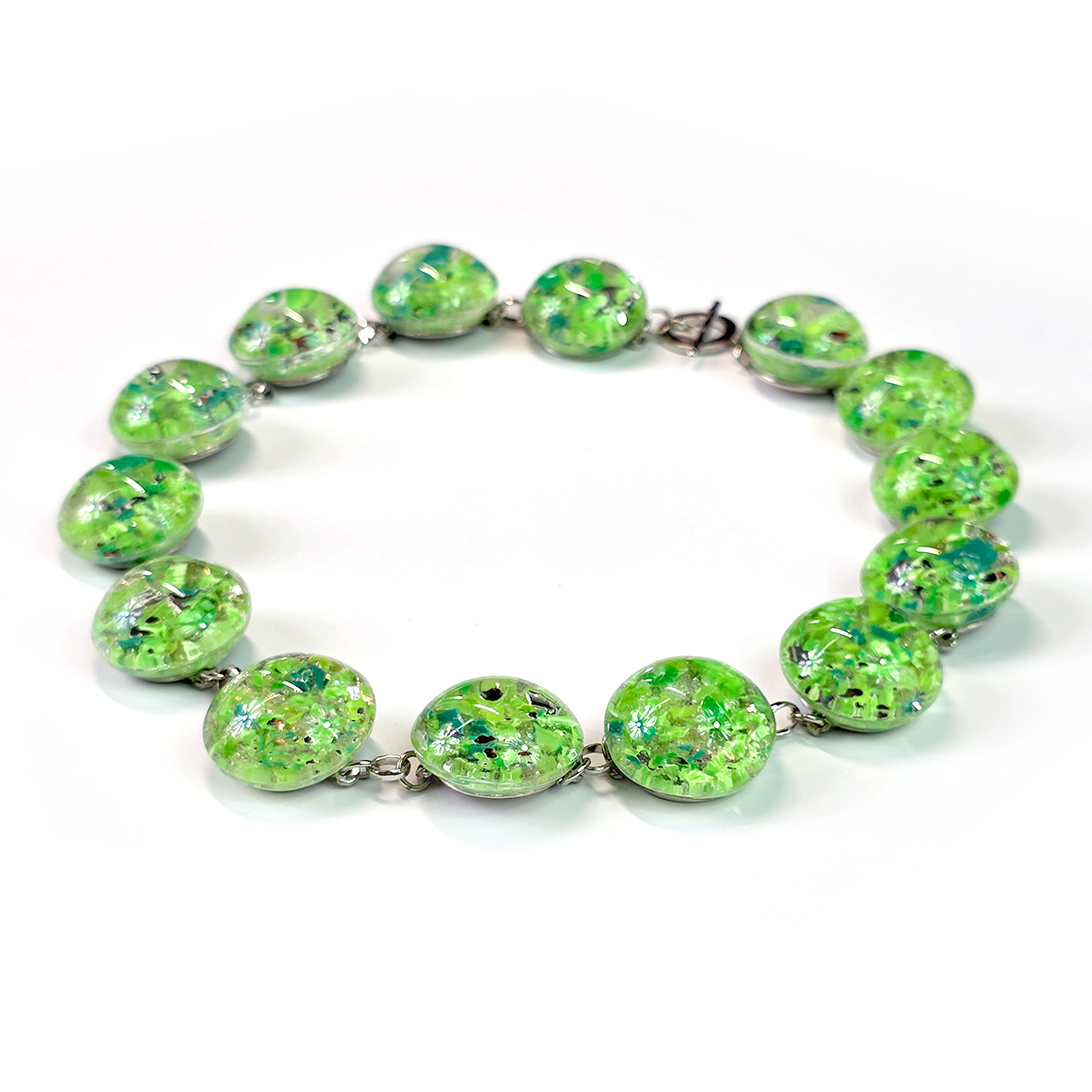 ThaiVetro 綠色大珠項鍊