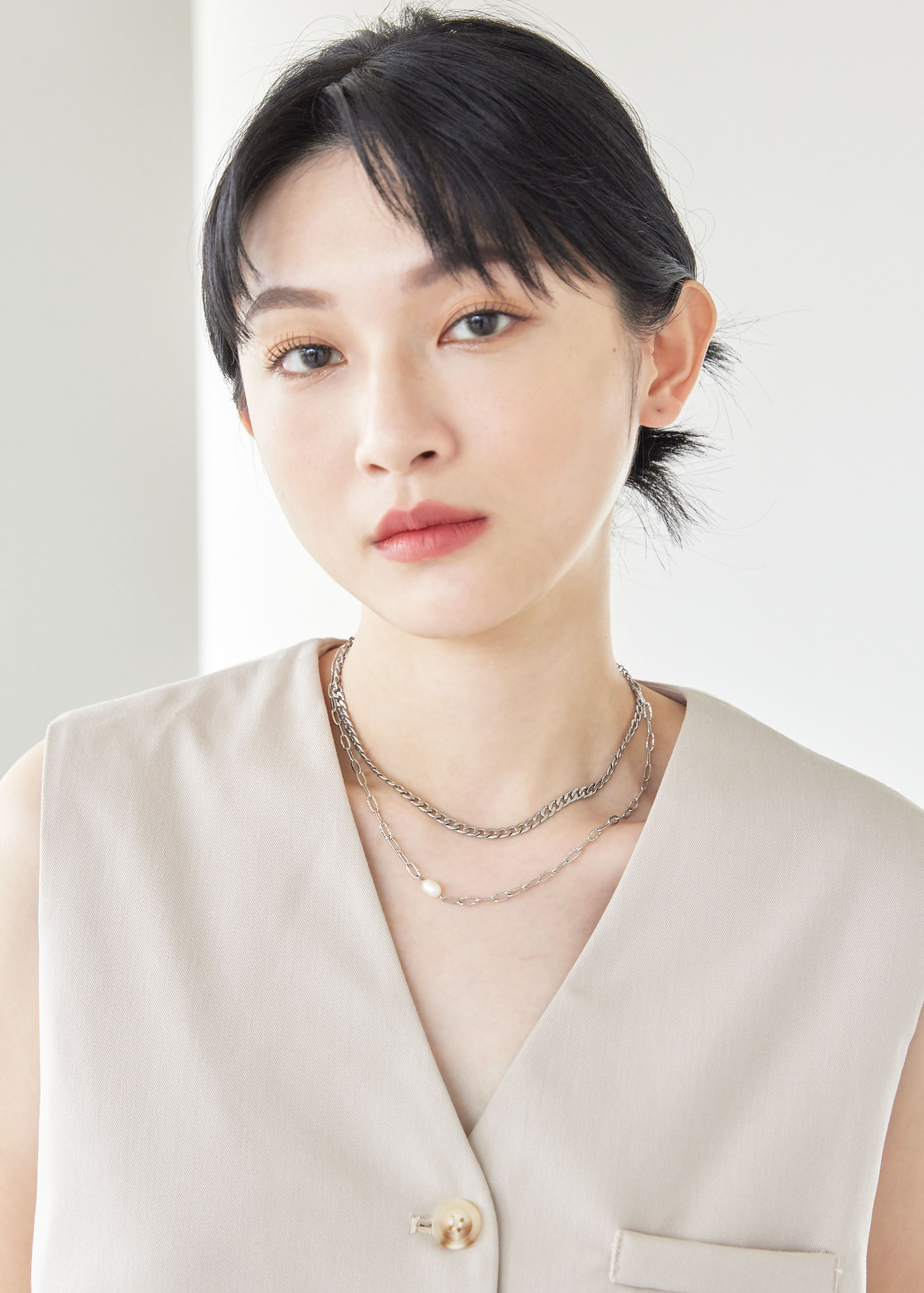 Regency 醫療鋼疊戴項鍊