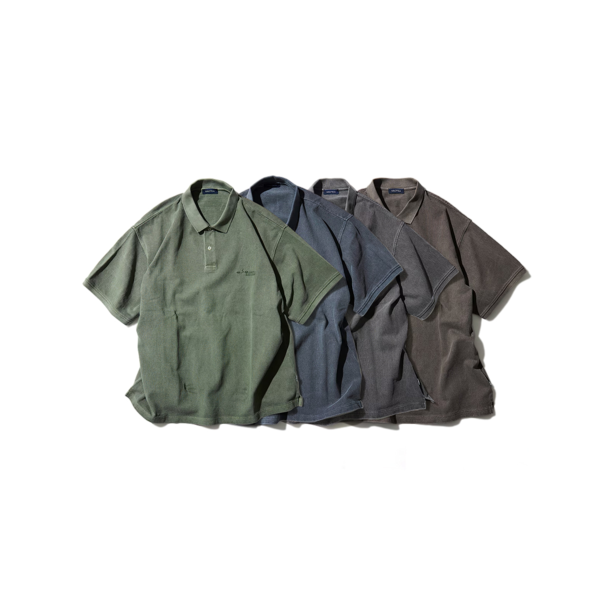 【代購】Nautica JP Garment Dyed Polo Shirt 水洗刺繡Polo衫 4色