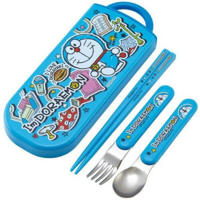 日本製 Skater 銀離子餐具套裝 - 哆啦A夢