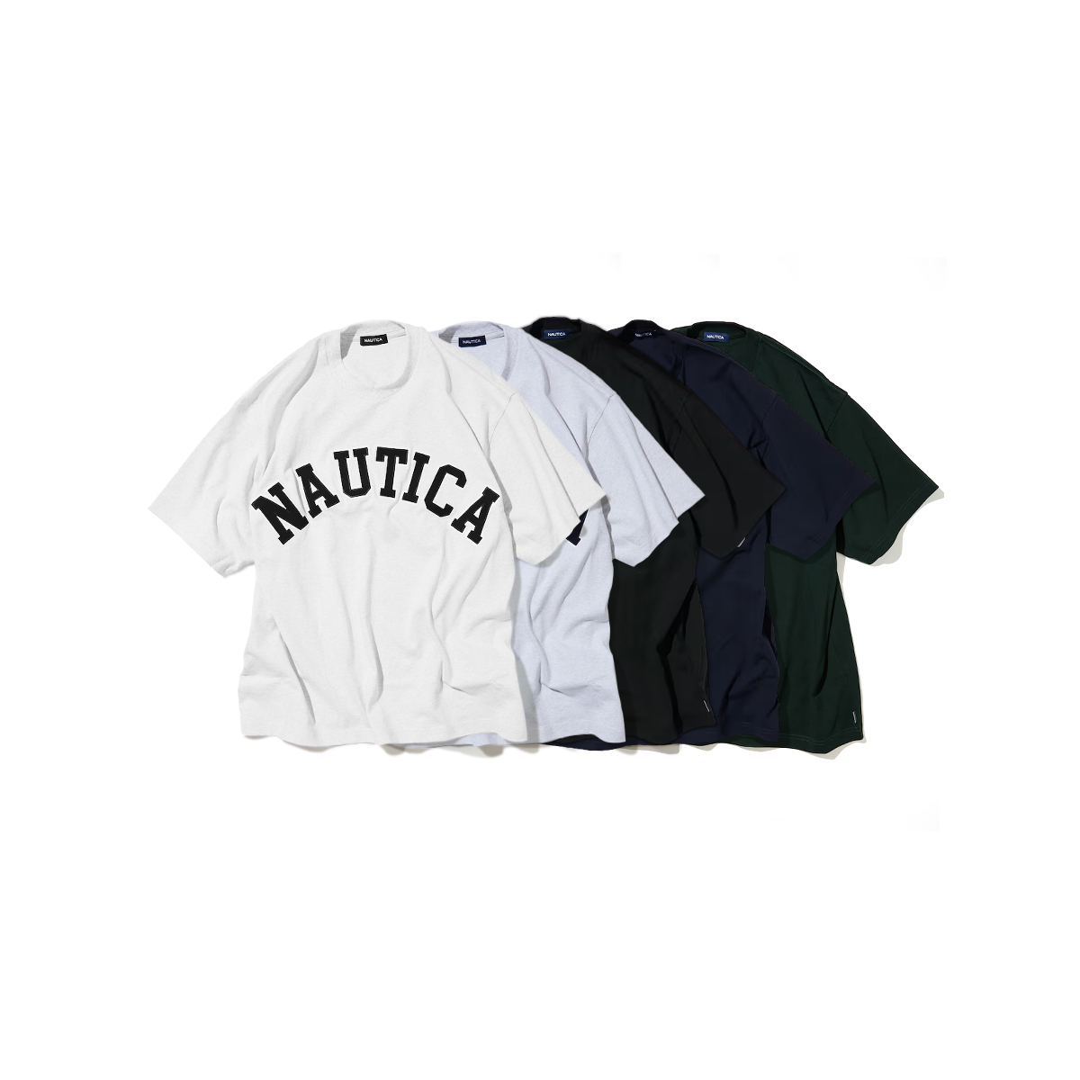 【代購】Nautica JP Arch Logo S/S Tee 刺繡大Logo短袖 5色