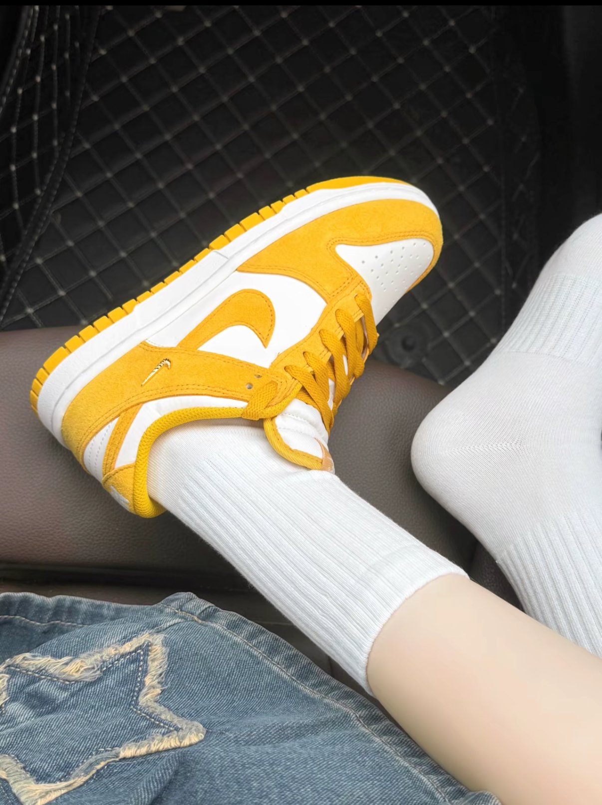 Nike Dunk Low 芒果奶酪 黃色 麂皮 小金勾 復古 女鞋 IB4417-101/預購