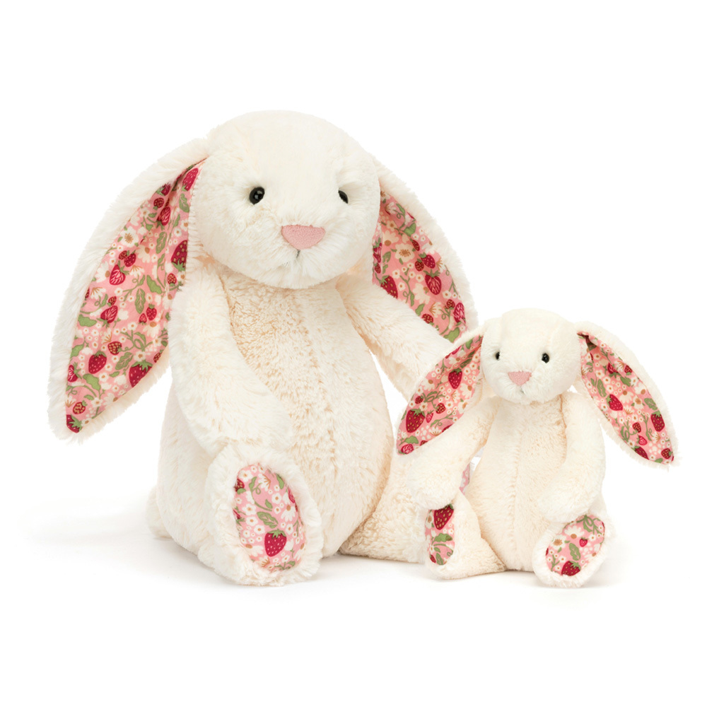 Jellycat Blossom Cream Bunny 'Berry' 碎花典雅白兔(18cm/31cm)