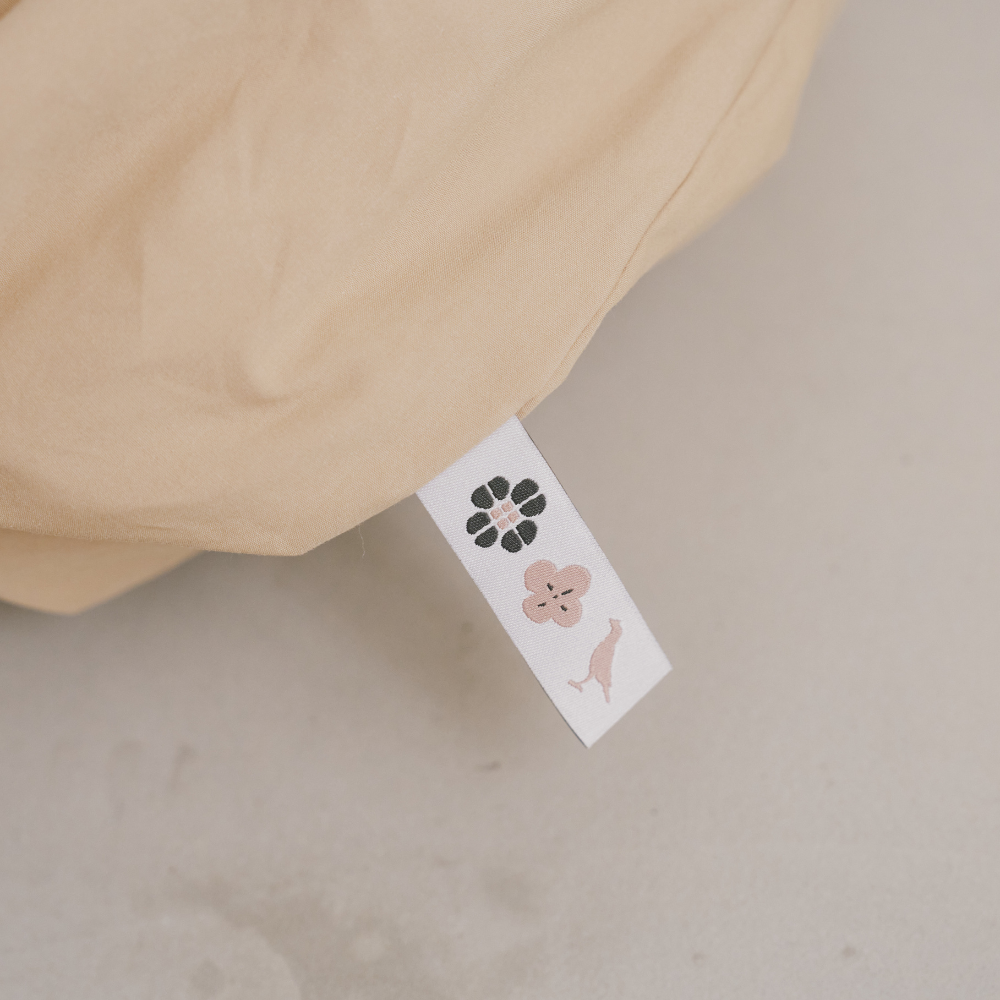 印花樂可調提帶皺口大包大地棕