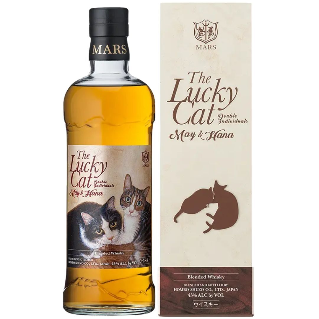 本坊酒造 信州蒸溜所 The Lucky Cat Double Individuals May & Hana 調和威士忌 700mL