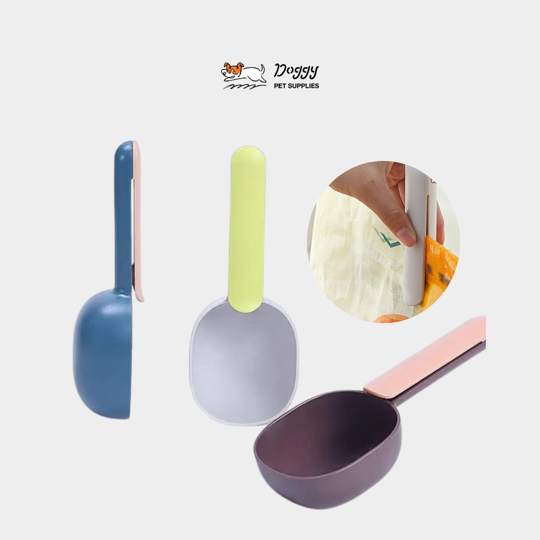 【 寵你超市 】寵物兩用飼料鏟