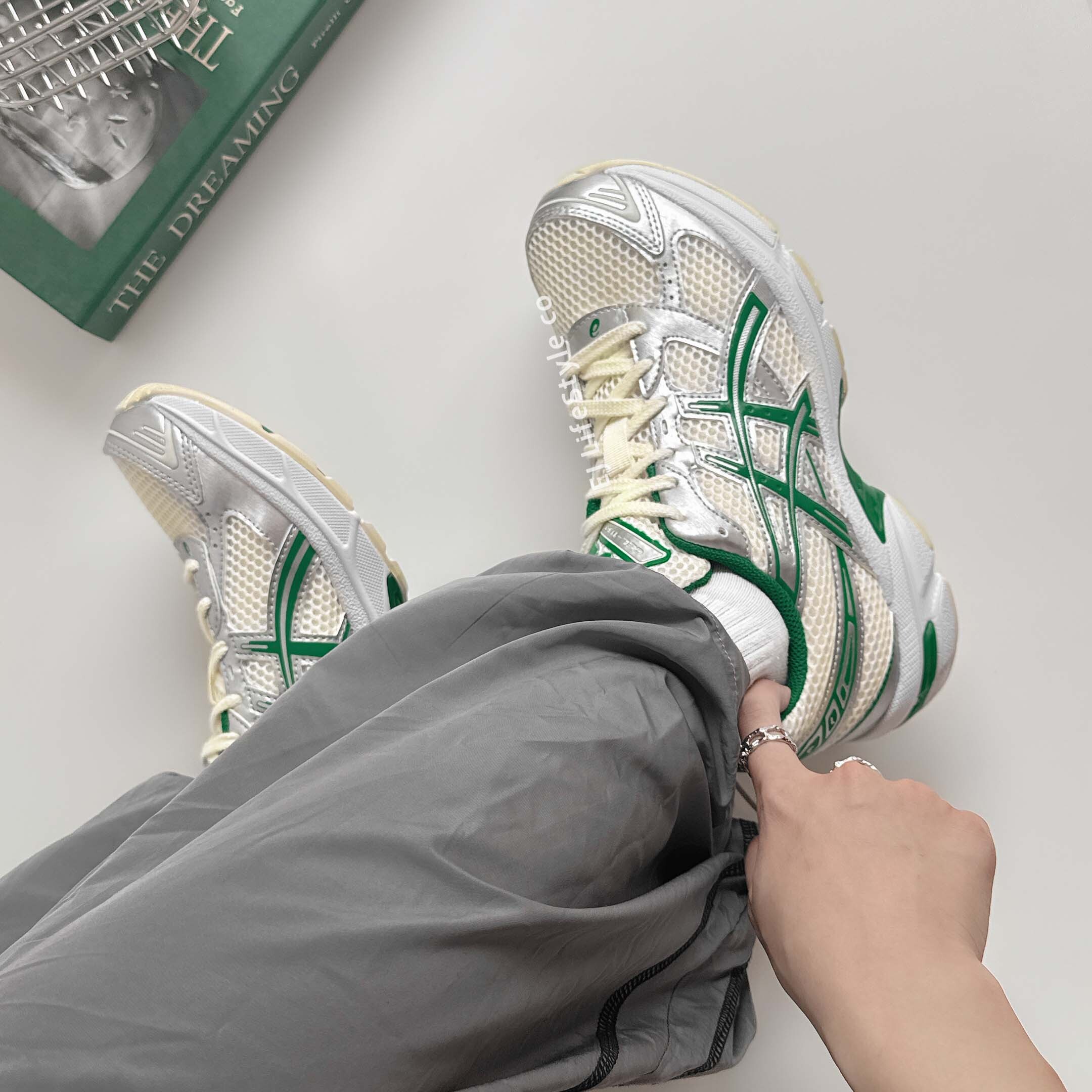 ASICS GEL-1130 奶油綠銀 奶油白 灰銀 復古 男女鞋 1201A974-100  / 調貨