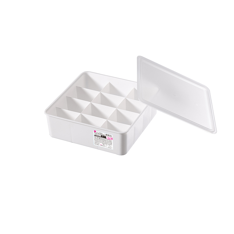 附蓋襪子收納盒/12格 24×8×24cm