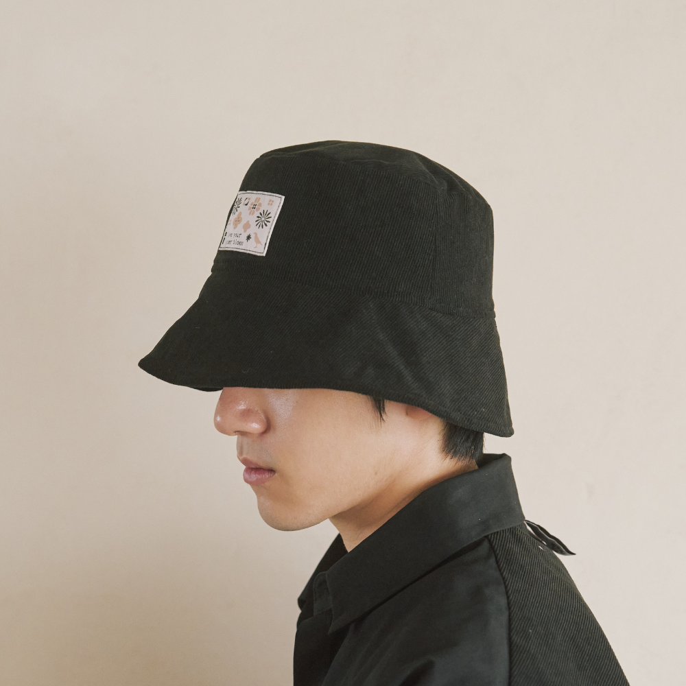 Fisherman Hat/"I" Collection/Black