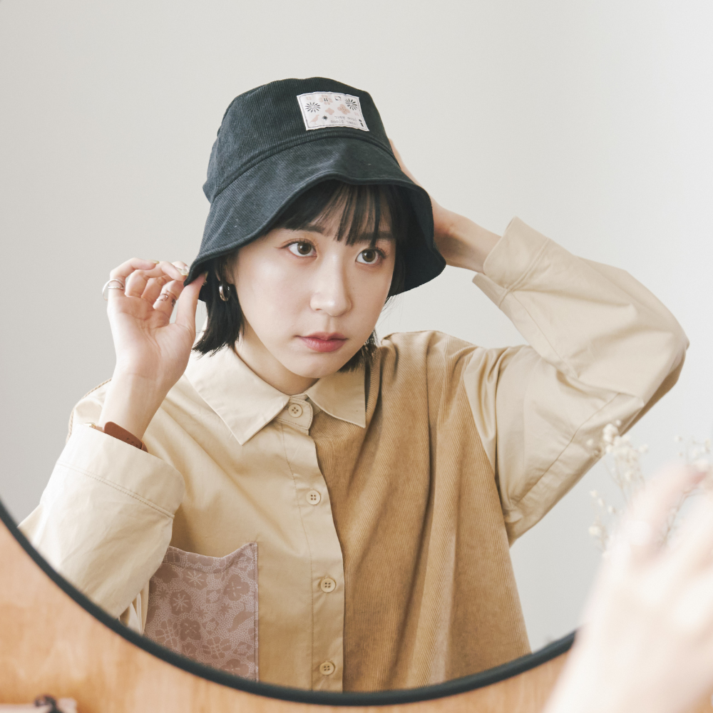 印花樂遮陽漁夫帽/I系列/深邃黑