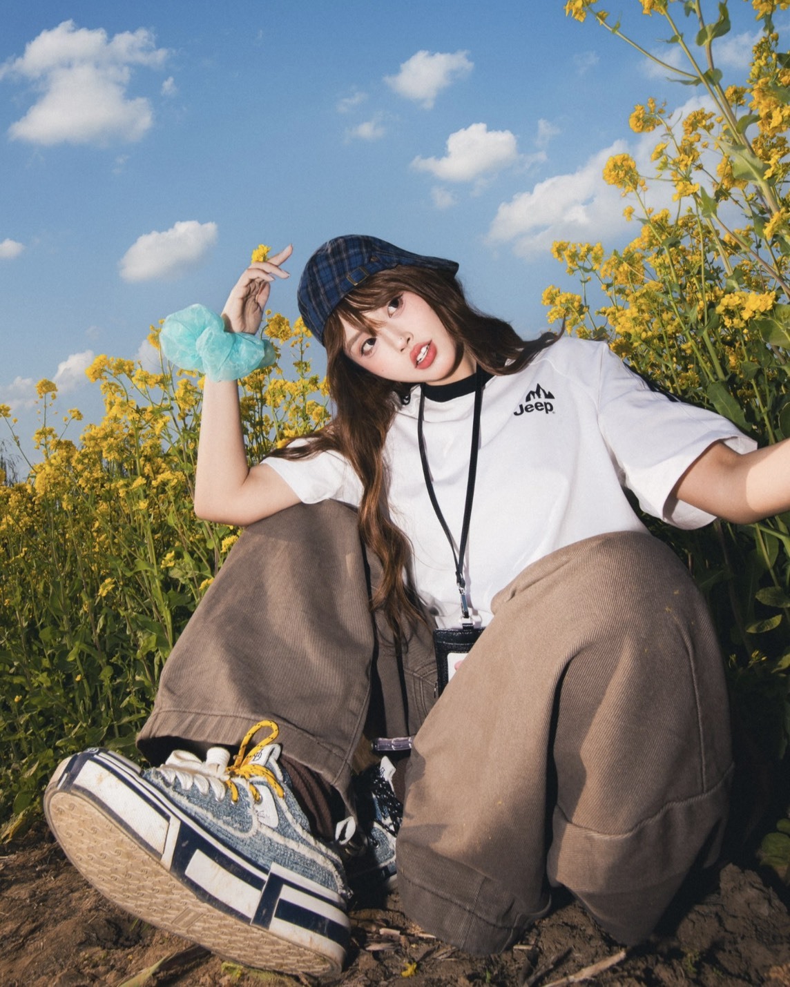 #預購 JEEP 美式復古 撞色條紋 重磅透氣 落肩短踢 P842MKT521-JD 六色