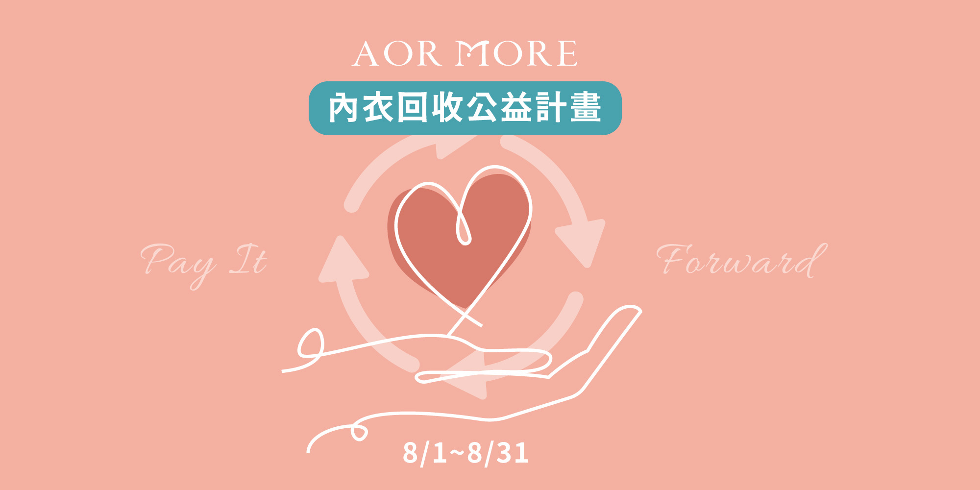 2025AORMORE內衣回收公益計畫