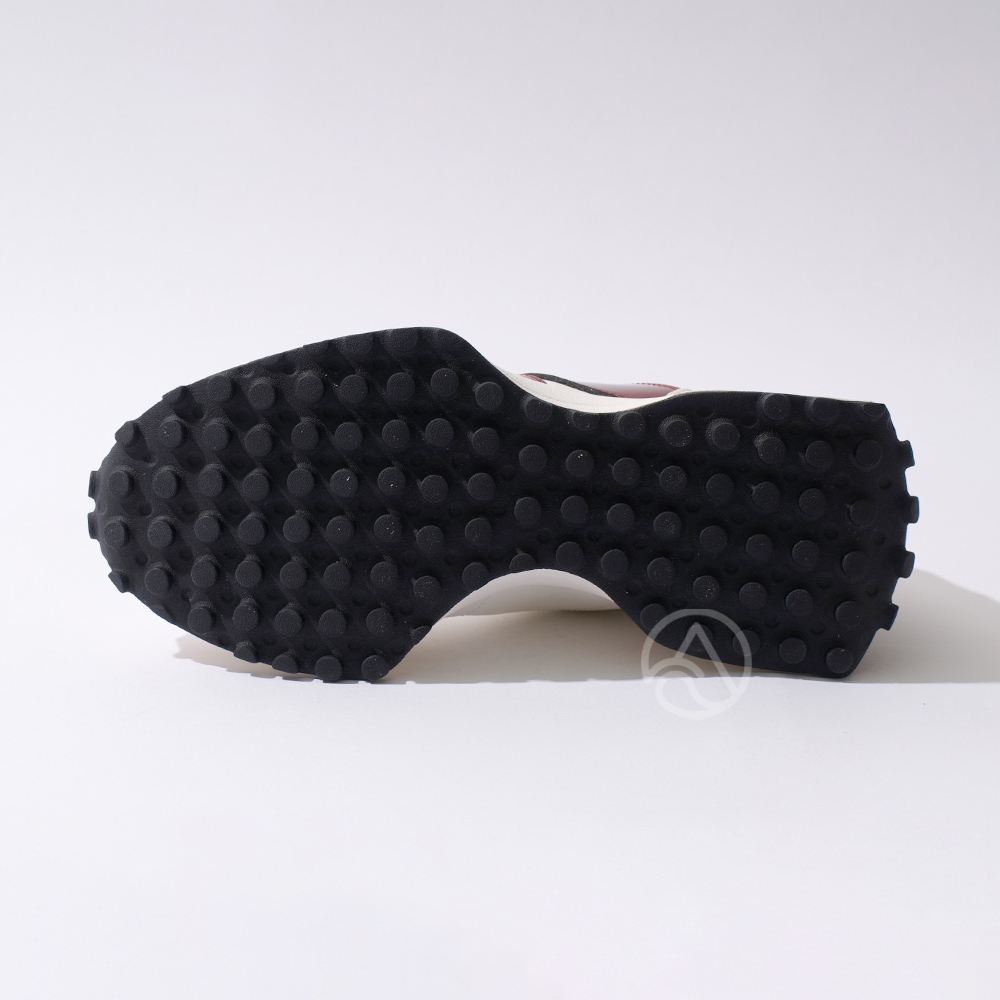 New Balance 327 女鞋 米白酒紅色 復古 皮革 麂皮 拼接 耐磨 運動鞋 休閒鞋 WS327JWC