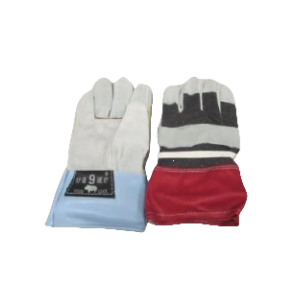 A009  "好運" 燒焊手套 短半皮