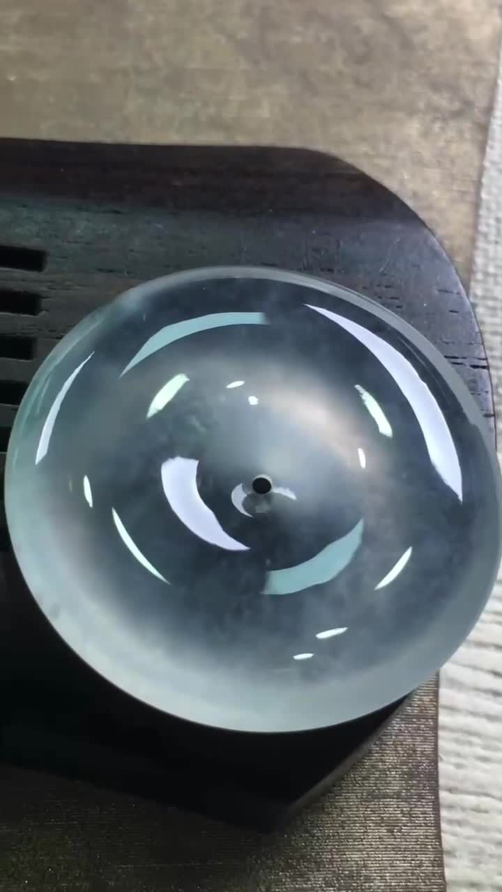 翡翠平安扣 (24.8mm直徑),天然翡翠A玉, 緬甸玉, Jade, Jadeite