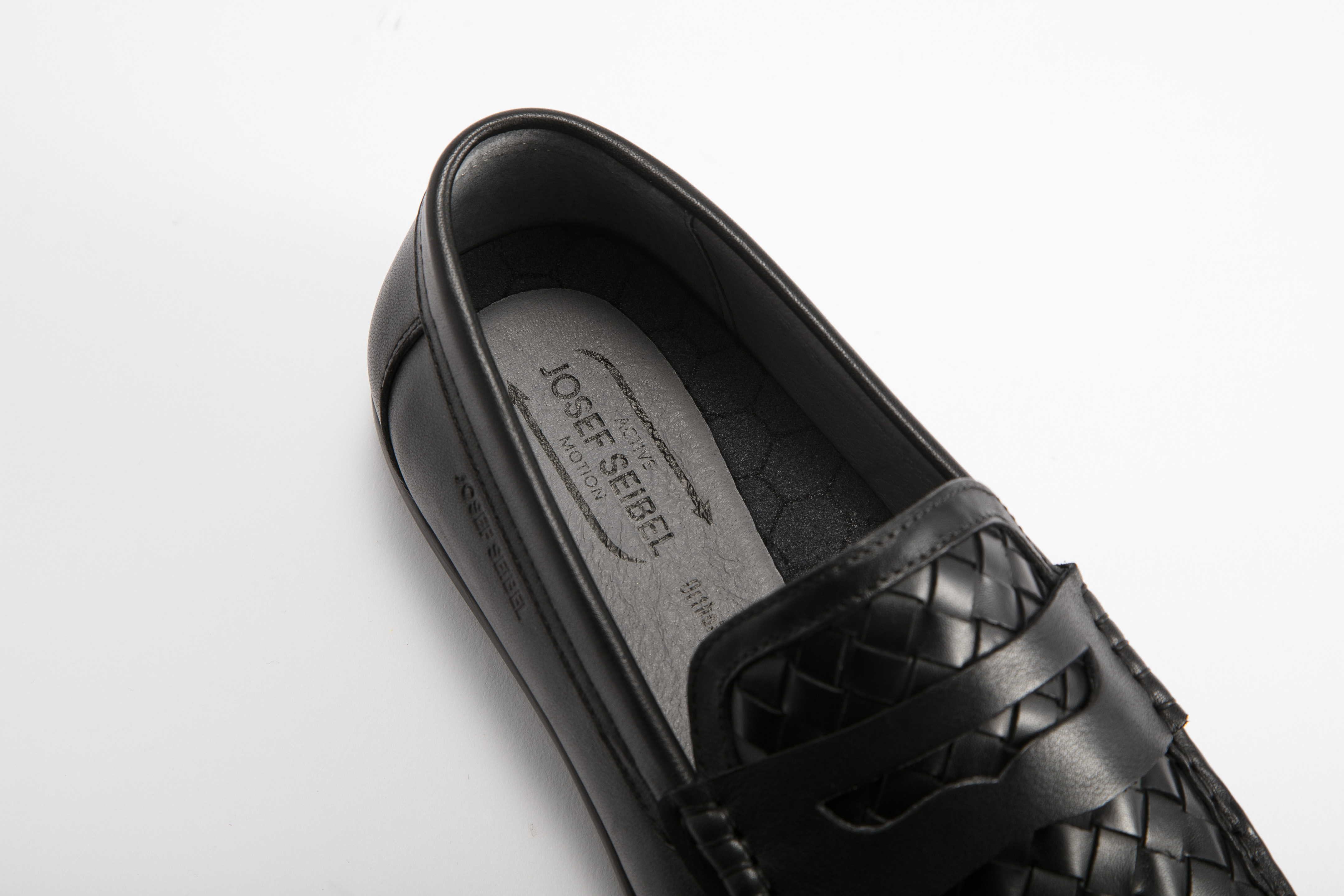 JOSEF SEIBEL - 男裝梭織休閒懶人皮鞋 25041274 11-BLK