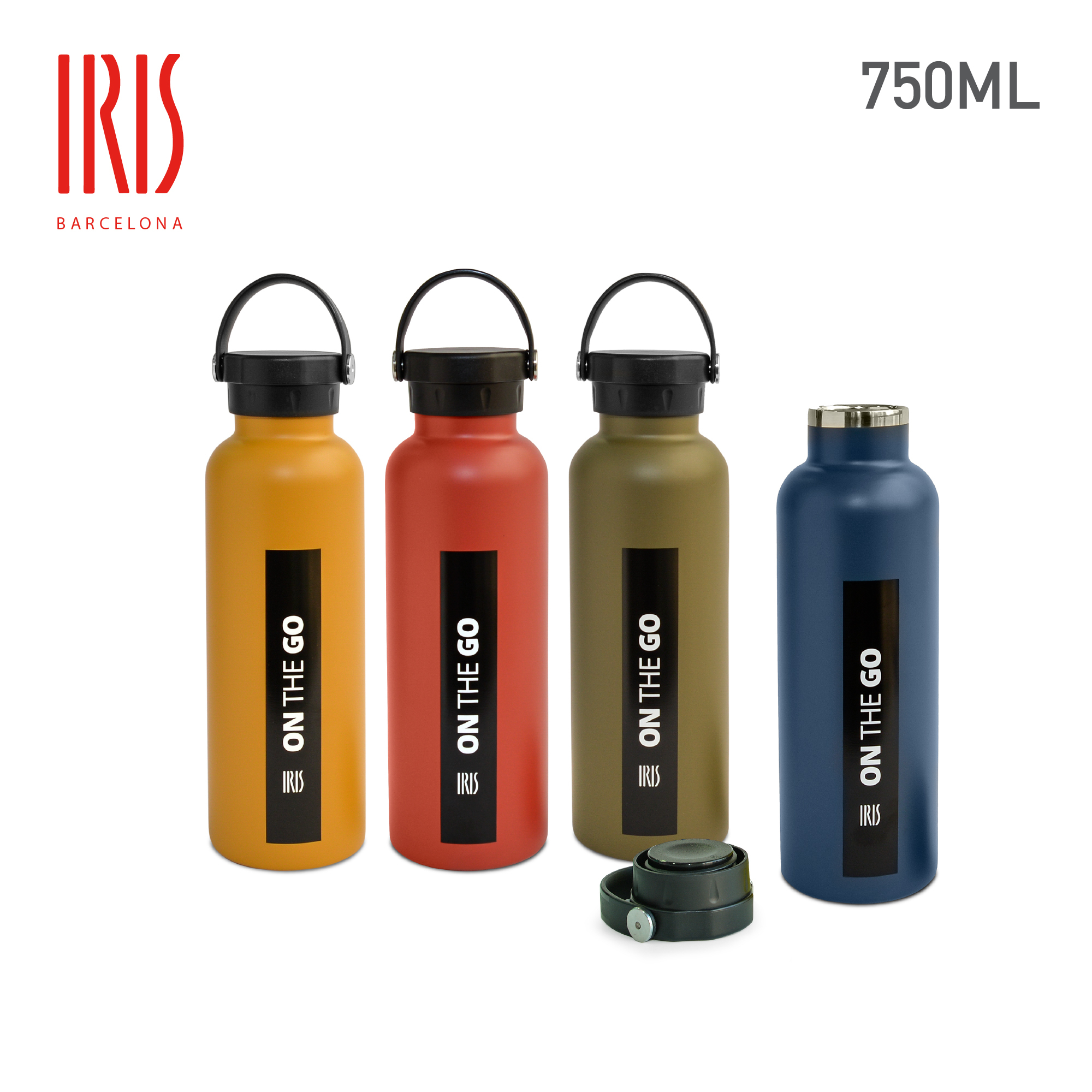 巴塞隆娜 IRIS 保溫瓶 750ML ON THE GO -  暗色系