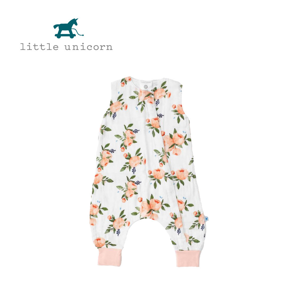 Little Unicorn 雙層紗褲型防踢背心 水彩玫瑰