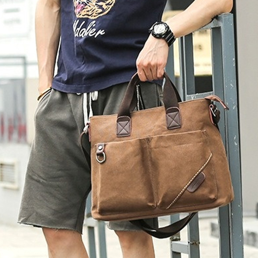 包包 男生包包 手提包 公事包 商務包 帆布包 單肩包 側背包 筆電包 休閒包 通勤包 大容量包包 上班包 黑色包433