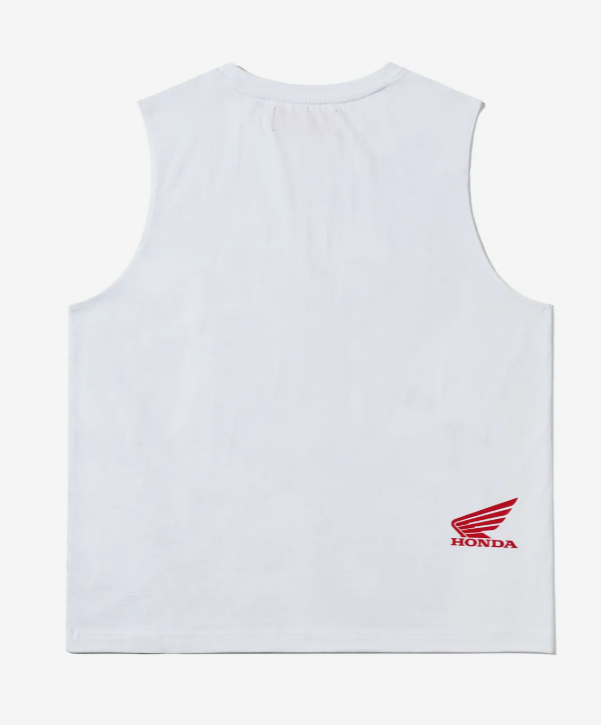 HONDA 本田 /  Racer Sleeveless White / HFM1SS309AWH /  AUG25