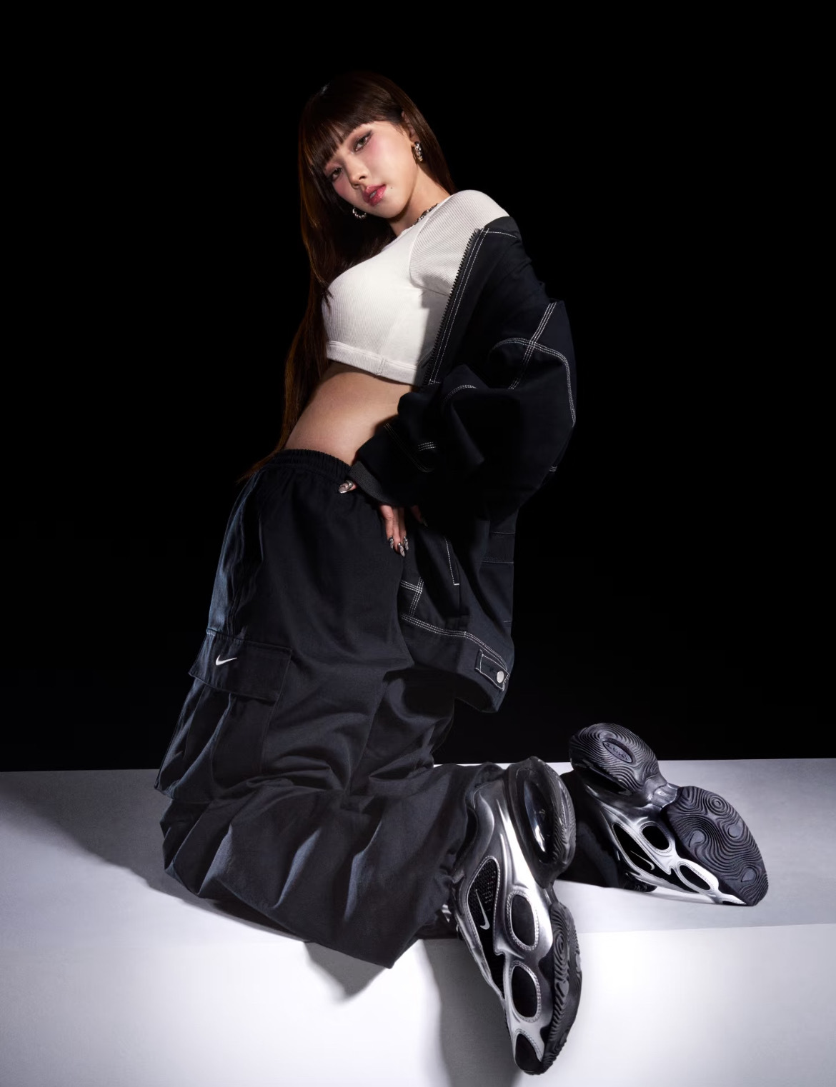 [限量商品無退換] 女鞋 NIKE W NIKE AIR MAX MUSE 金屬 黑銀 AESPA KARINA同款 科技感 氣墊 厚底 休閒鞋【FV1920-001】