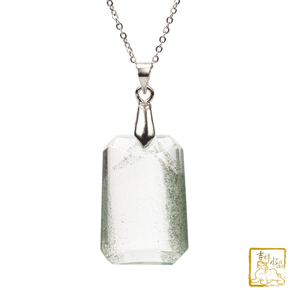 綠幽靈無事牌墜 7.6g 招正財