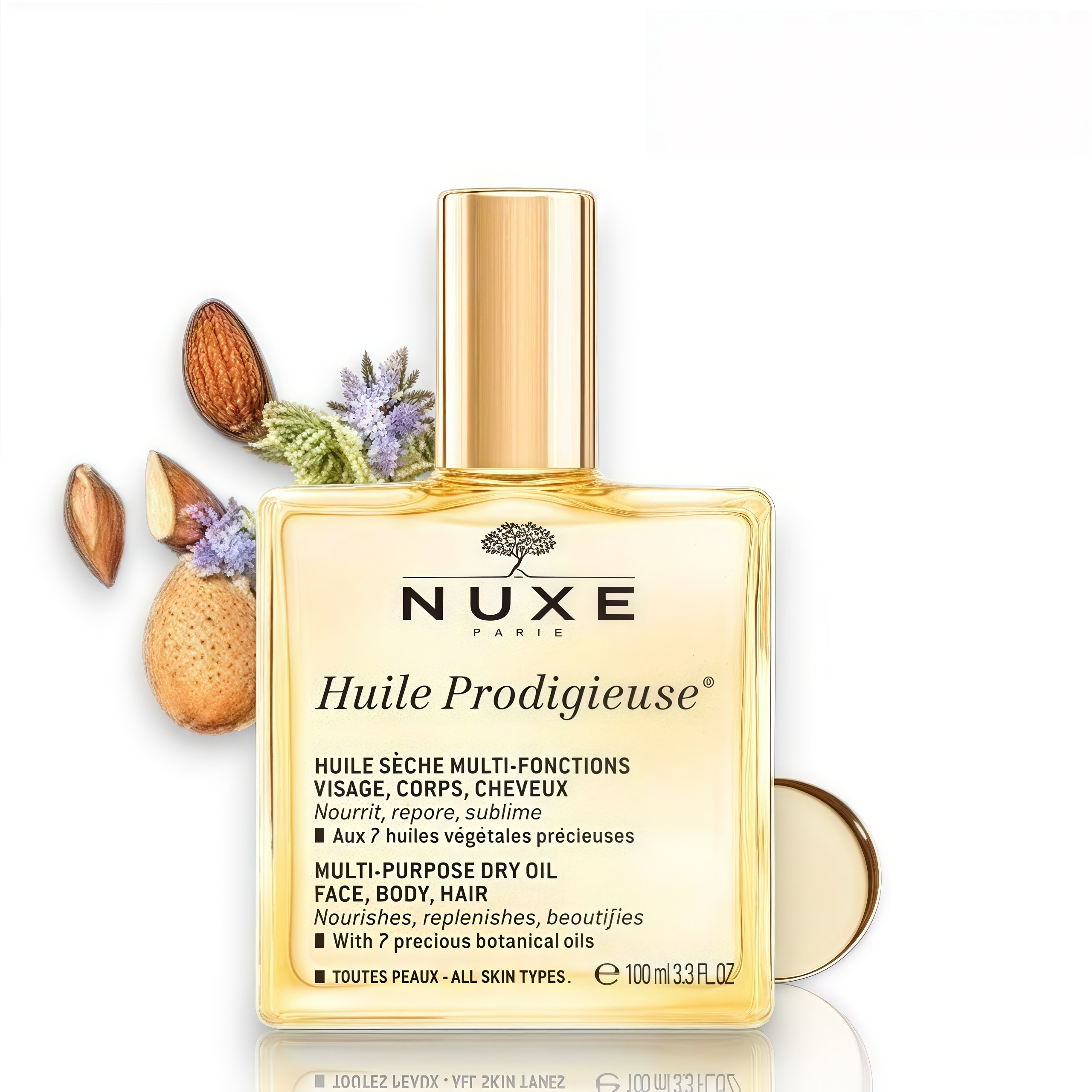NUXE *無外盒* - Huile Prodigieuse 晶亮全效護理油 100ml [臉部,身體及頭髮可用] (平行進口)