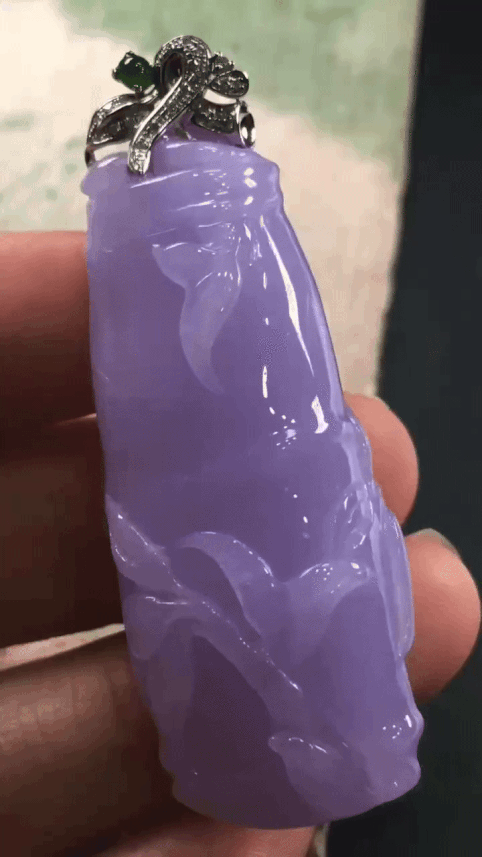 719328 翡翠滿紫竹節