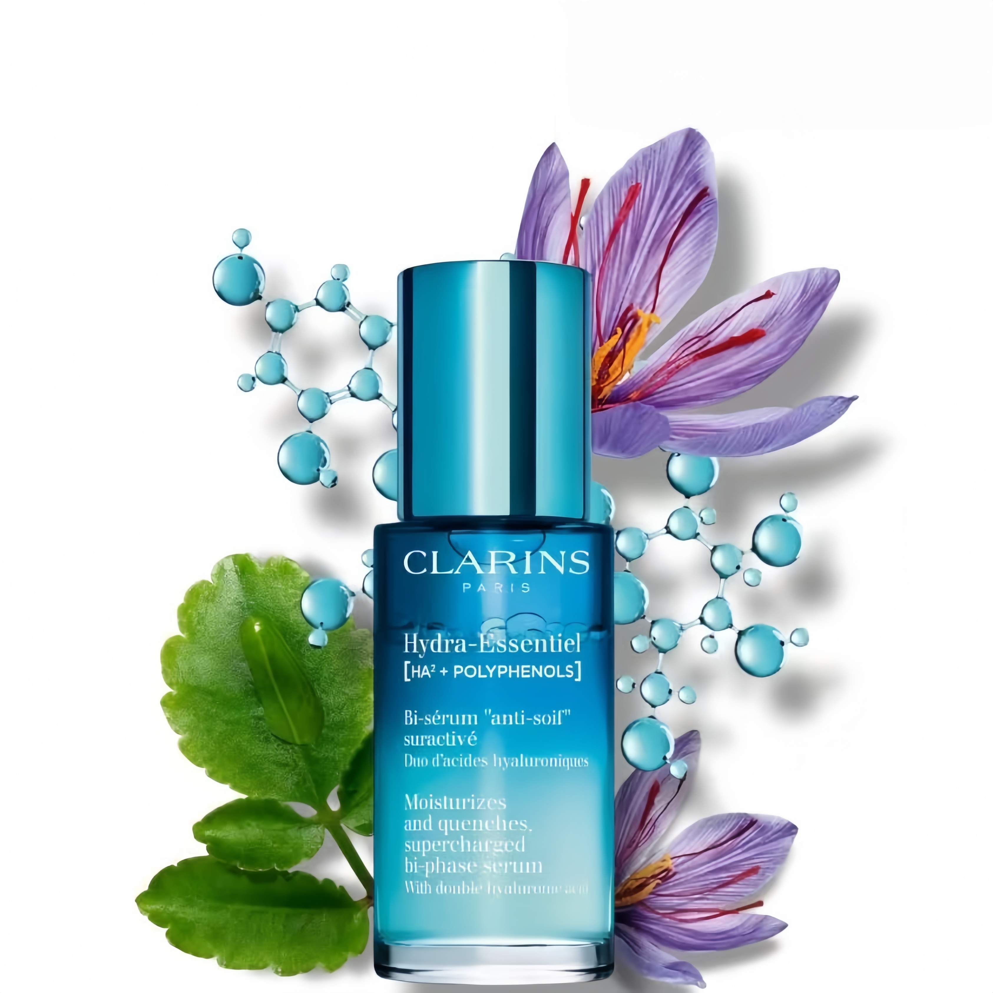 CLARINS Hydra-Essentiel - 水潤活肌雙重保濕精華30ml (平行進口)