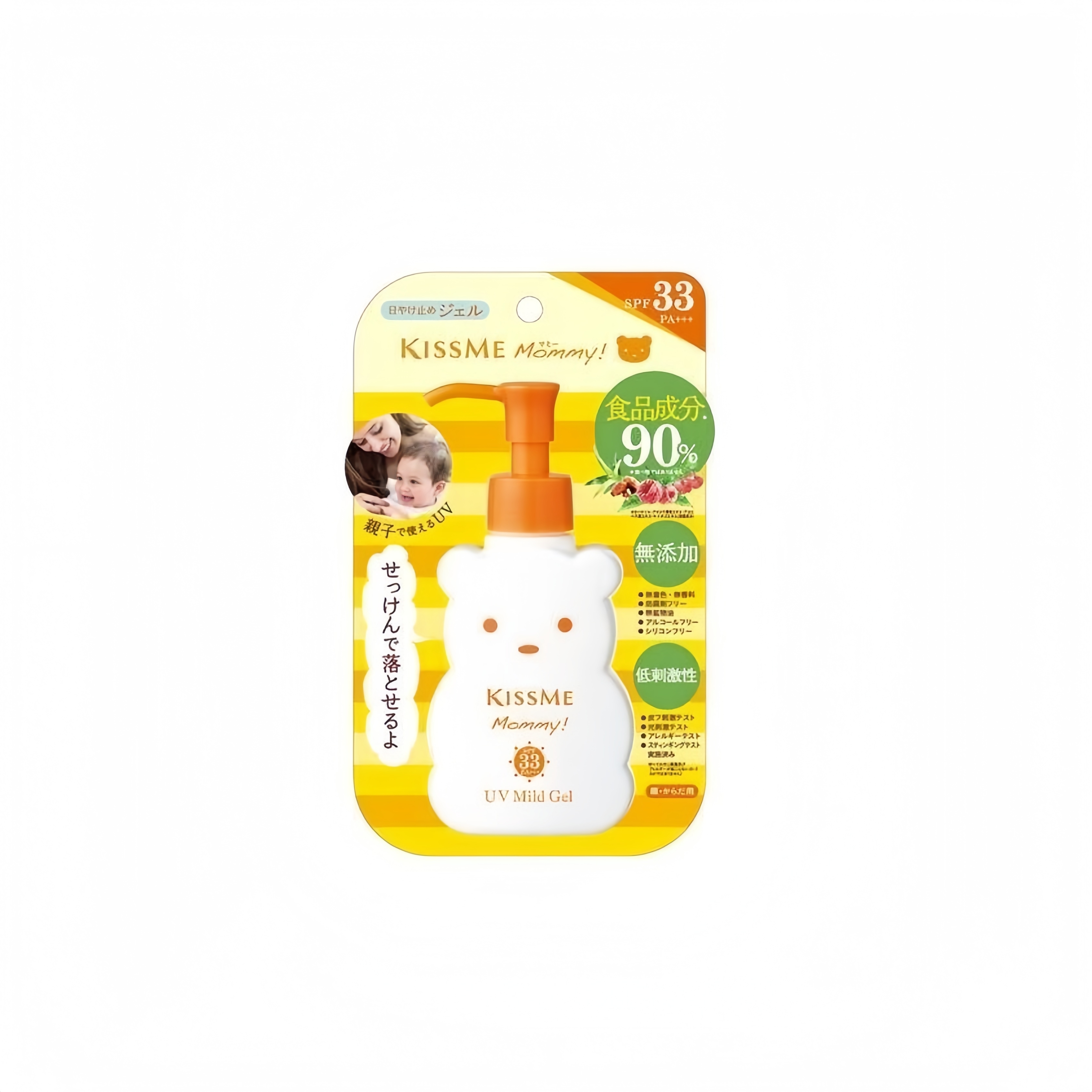 KISSME Mommy - 無添加 兒童防曬啫喱 Spf33/Pa+++ 100g (平行進口)