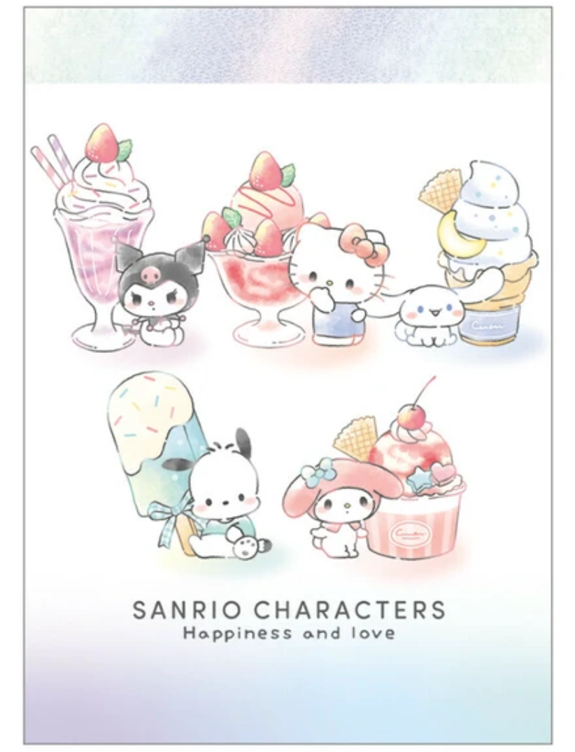 『SANRIO』All star 迷你備忘錄 甜點系列