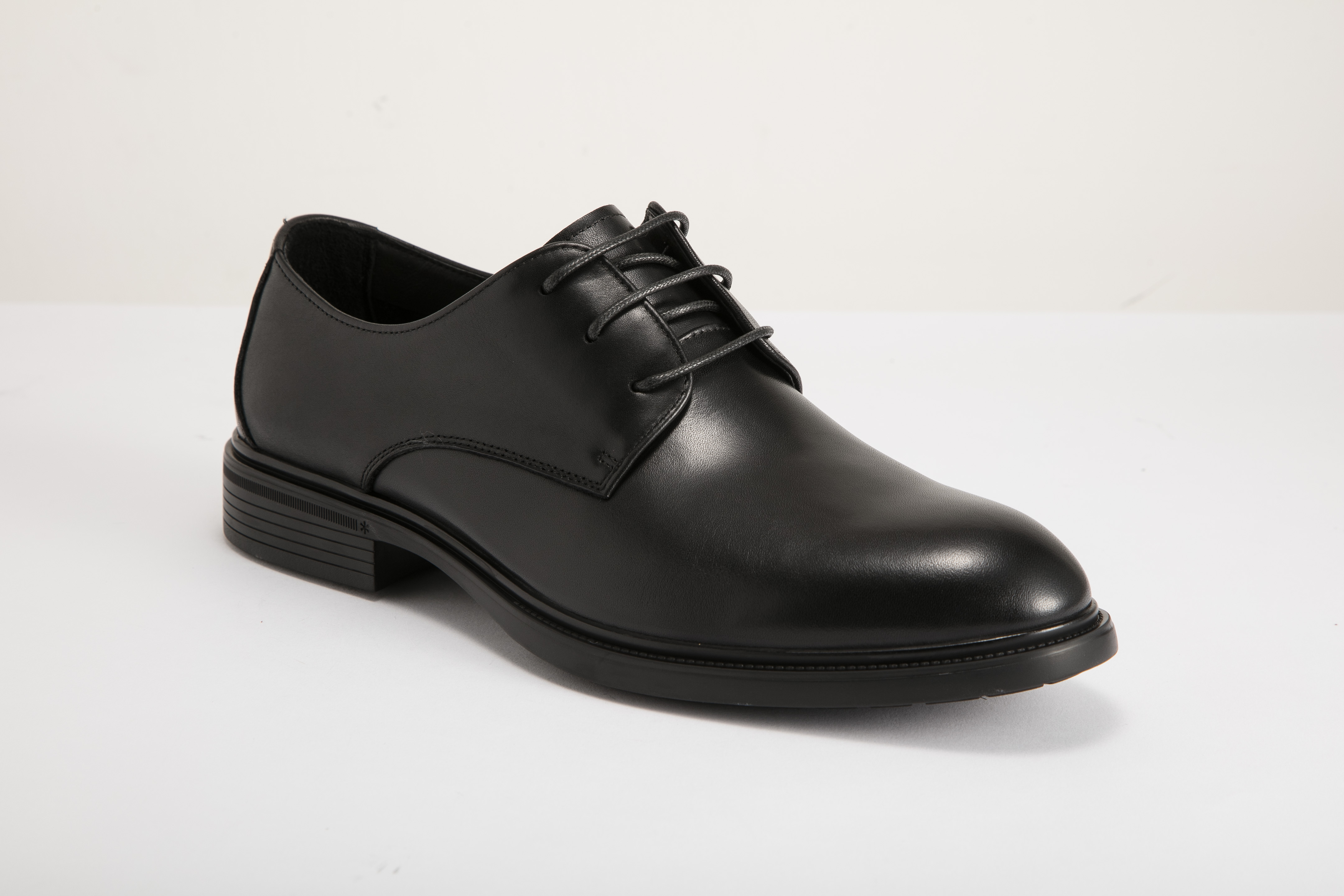 MARIO DORIA - 男裝無飾正裝綁帶皮鞋 MD-MEXC-2020-BLK