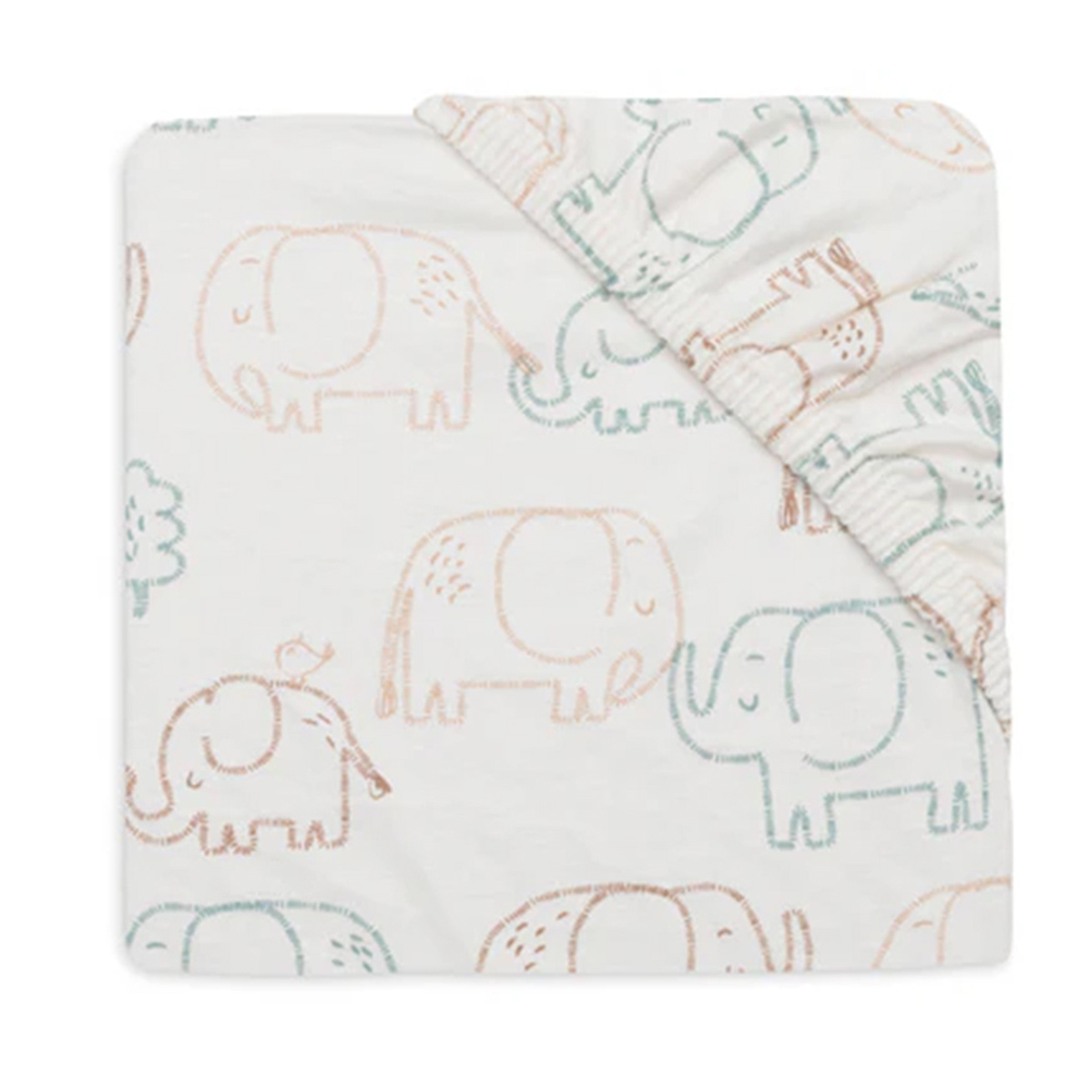 荷蘭Jollein 床包-Elephant Tales