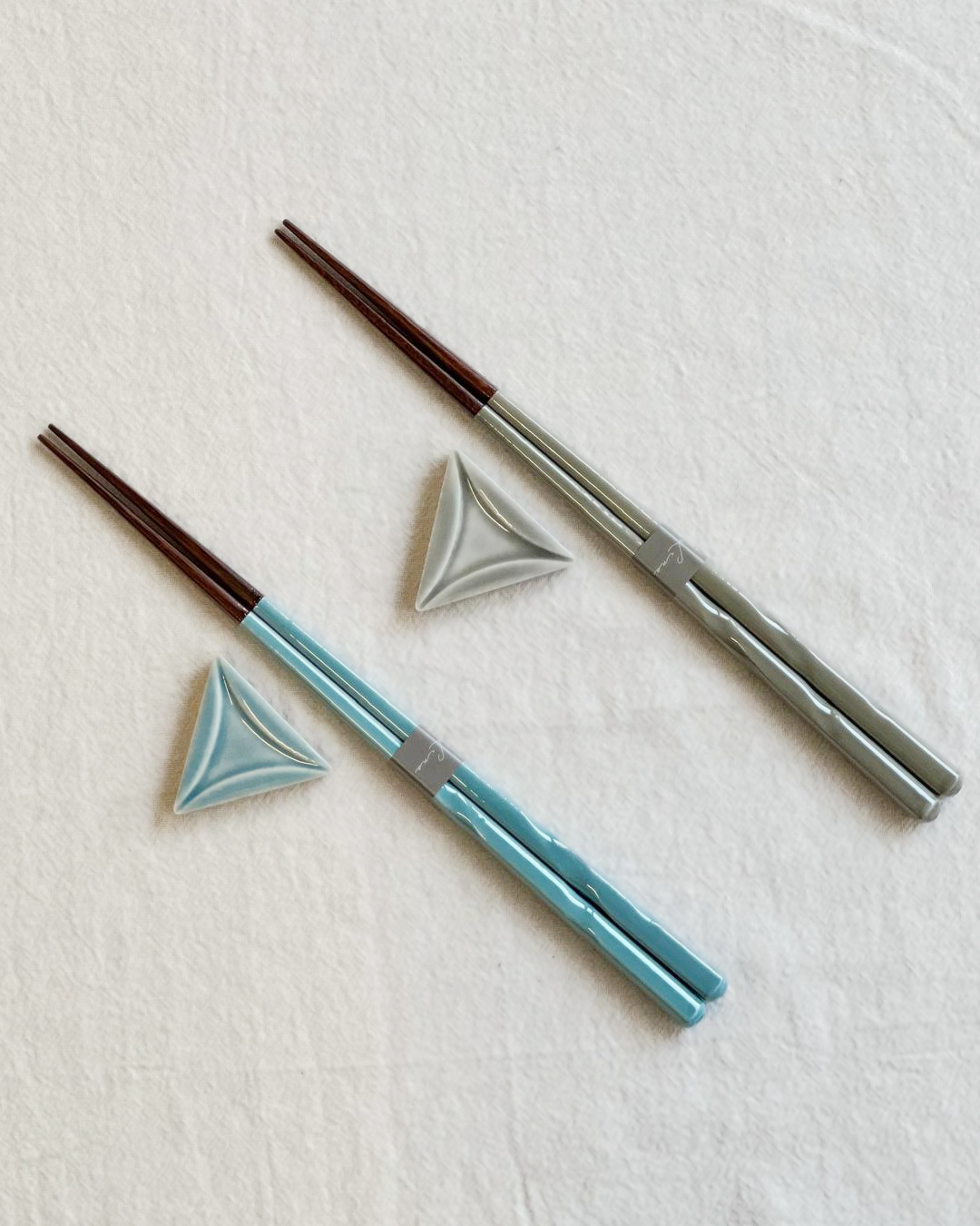 美濃燒 PINGTO Lino 筷子+筷子托 套裝 2色