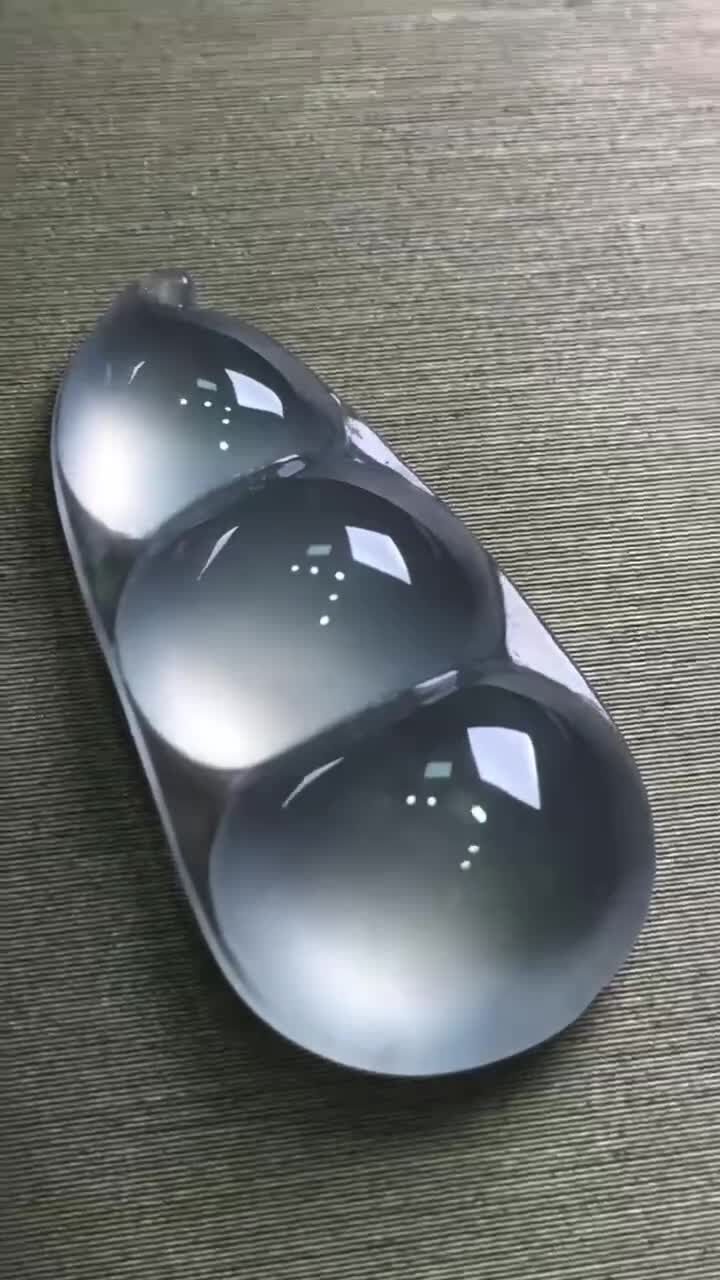 翡翠玻璃種福豆,天然翡翠A玉, 緬甸玉, Jade, Jadeite