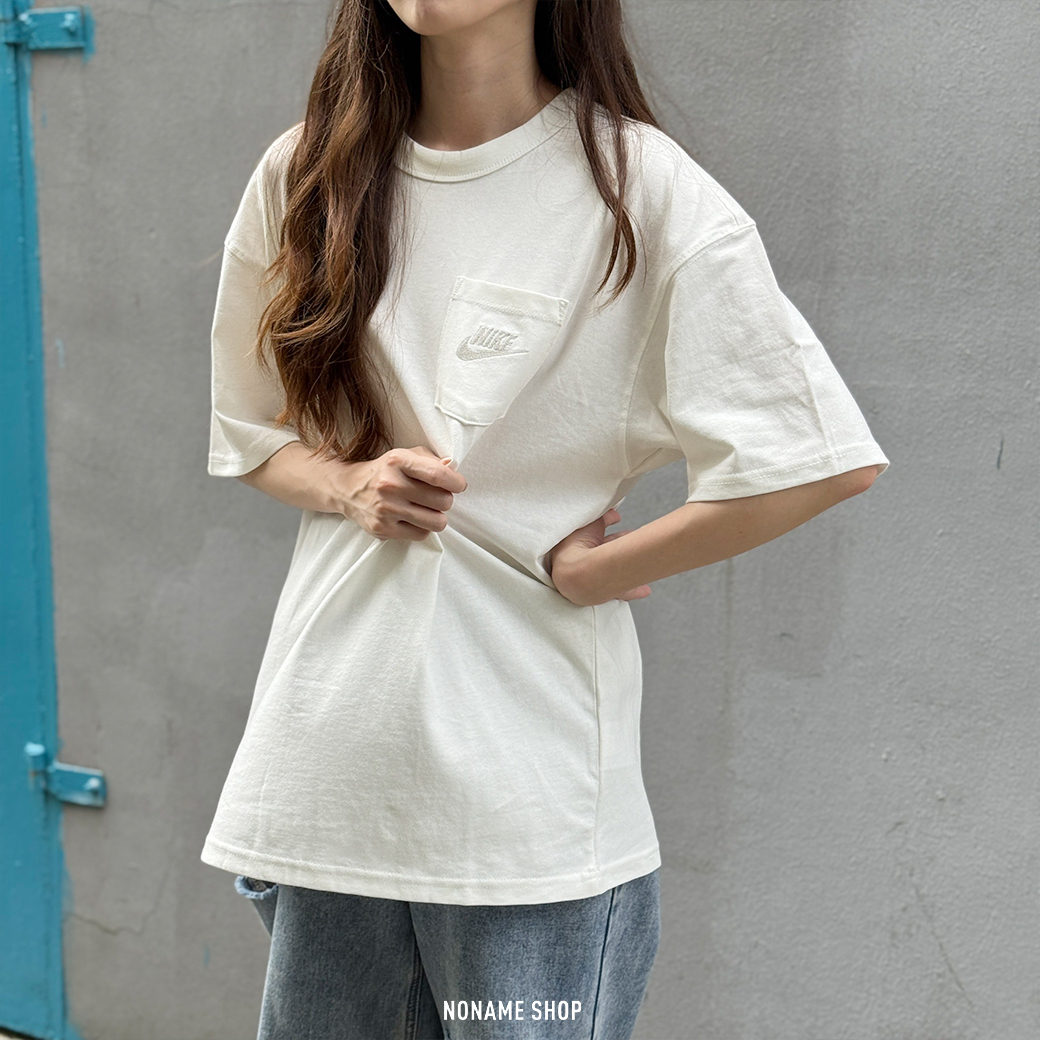 NIKE Sportswear Premium 刺繡 字勾 口袋 短袖 兩色 (男款)
