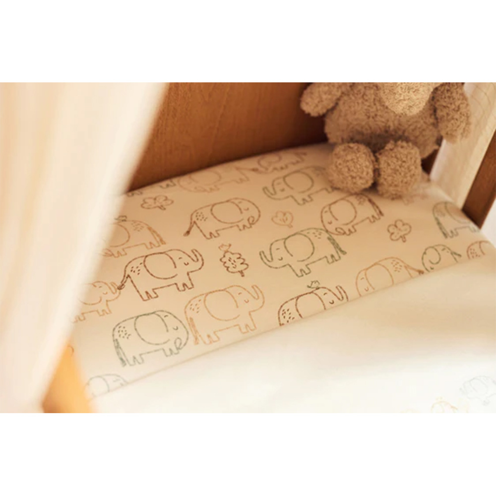 荷蘭Jollein 床包-Elephant Tales