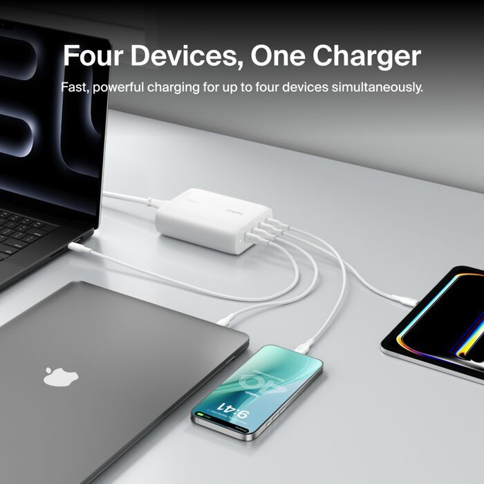 BoostCharge Pro 200W 4-Port USB-C GaN Charger (Not included Travel Pack)